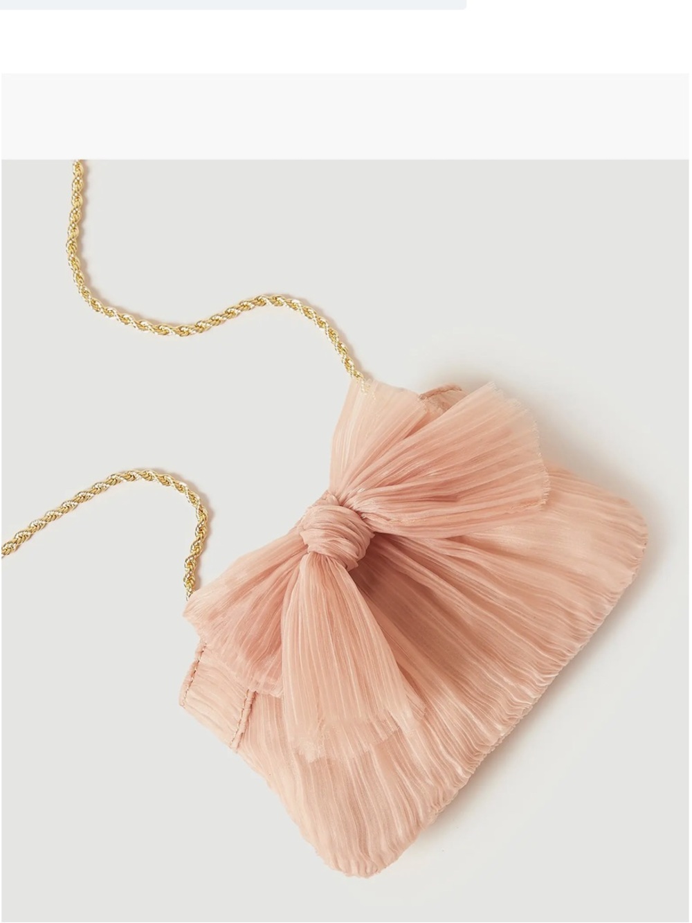 NWT Loeffler Randall convertible mini bag in soft pink/“beauty”